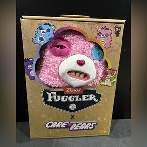 Fuggler x Care Bears Pink GRUMPY BEAR Funny Ugly Monsters Doll Plush BRAND NEW